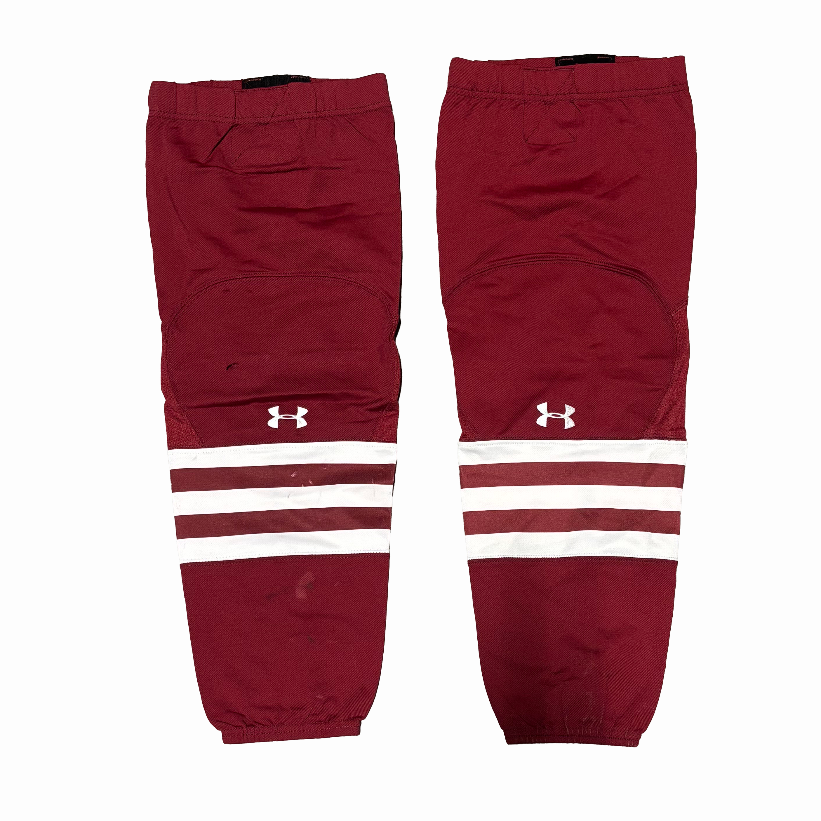 NCAA - Used Under Armour Hockey Socks (Maroon/White)